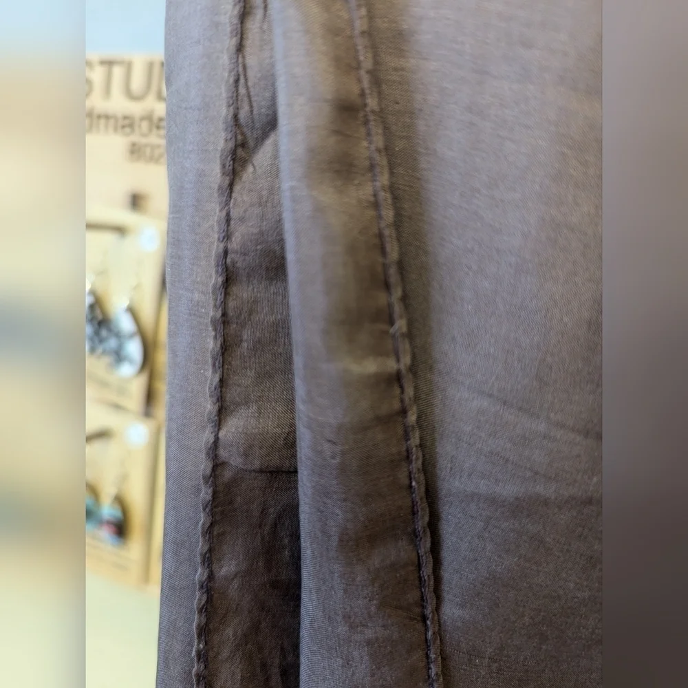 Silk Vintage Rectangle Scarf Fairy Grunge whimsigoth has pin holes